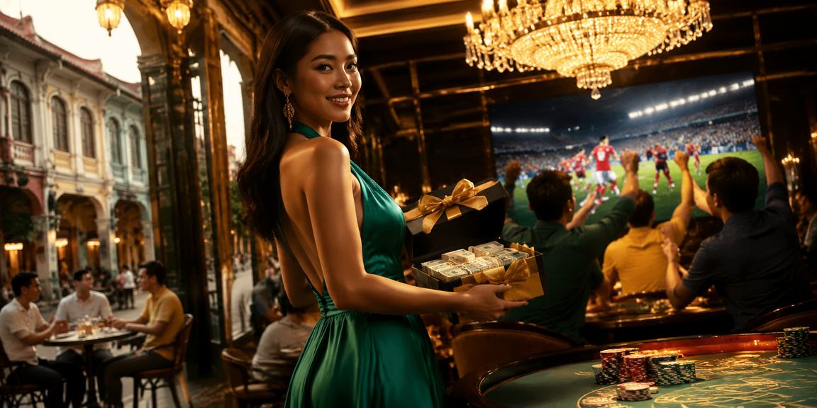 Pemain Ipoh mendapat cashback bonus sambil bermain baccarat di v15